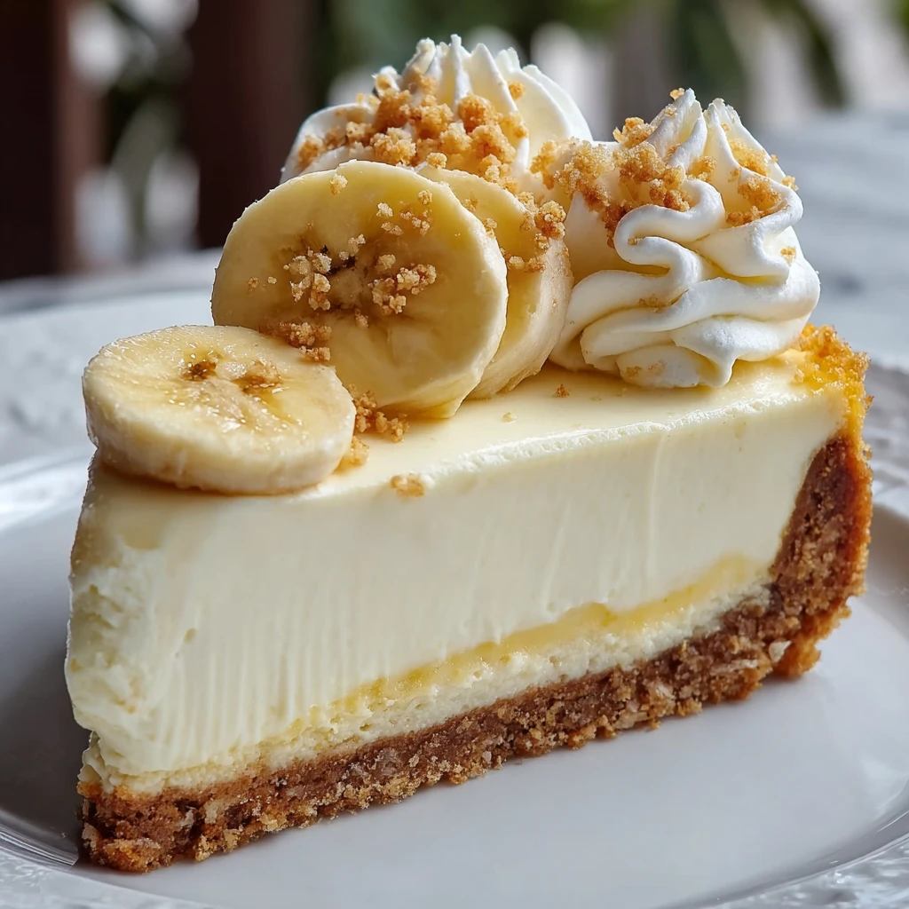 Banana Cream Cheesecake That Melts in Your Mouth