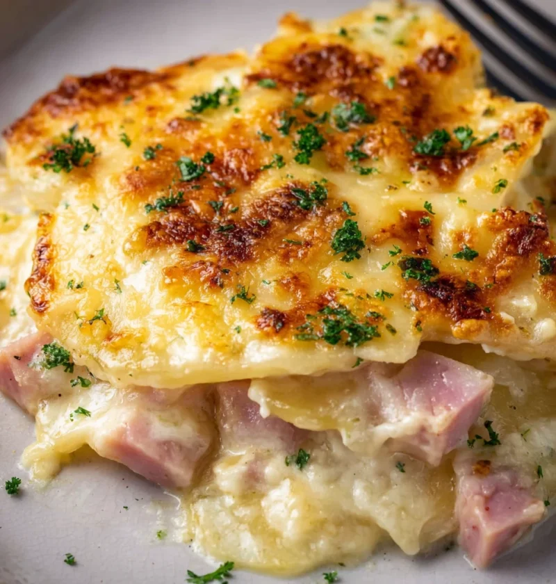 Cheesy Scalloped Potatoes Ham