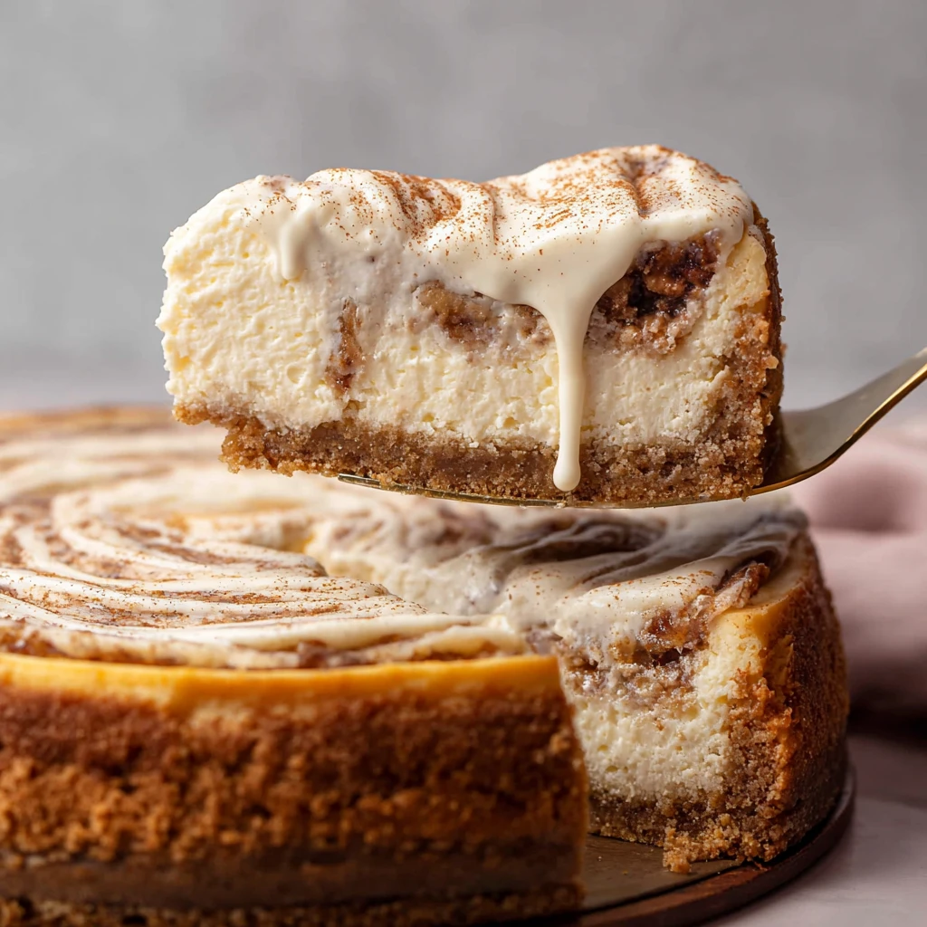 Cinnamon Roll Cheesecake