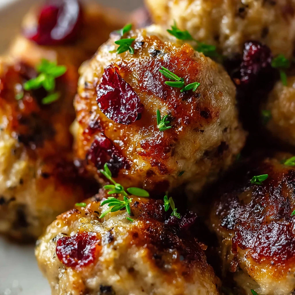 Cranberry Turkey Stuffing Balls – Easy Holiday Recipe