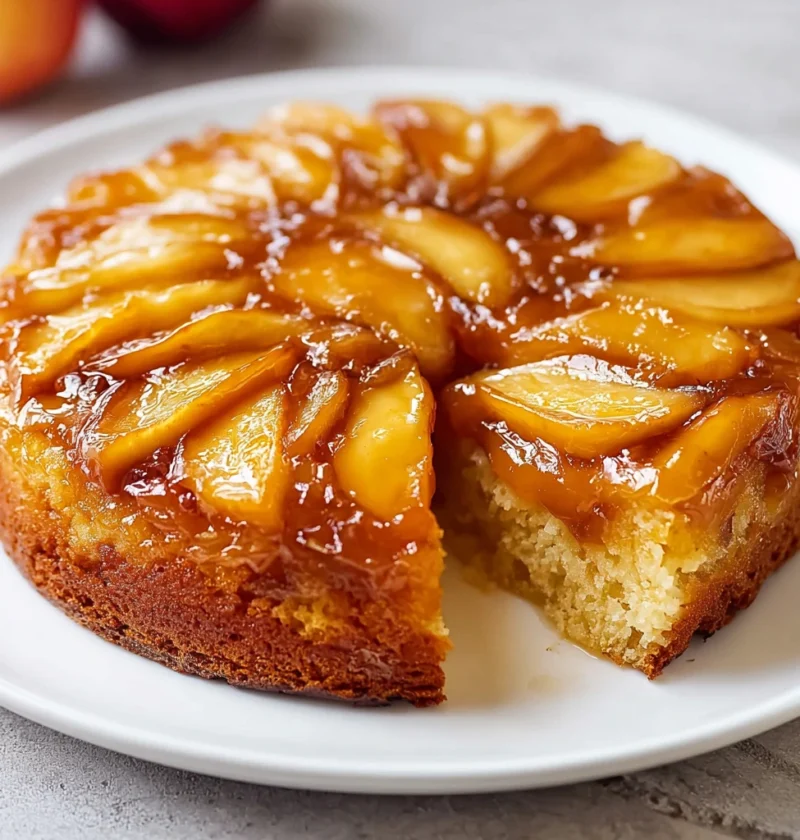 Easy Apple Upside Down Cake Recipe Best Apple Upside Down Cake Ever Homemade Caramel Apple Upside Down Cake Gluten-free Ap...