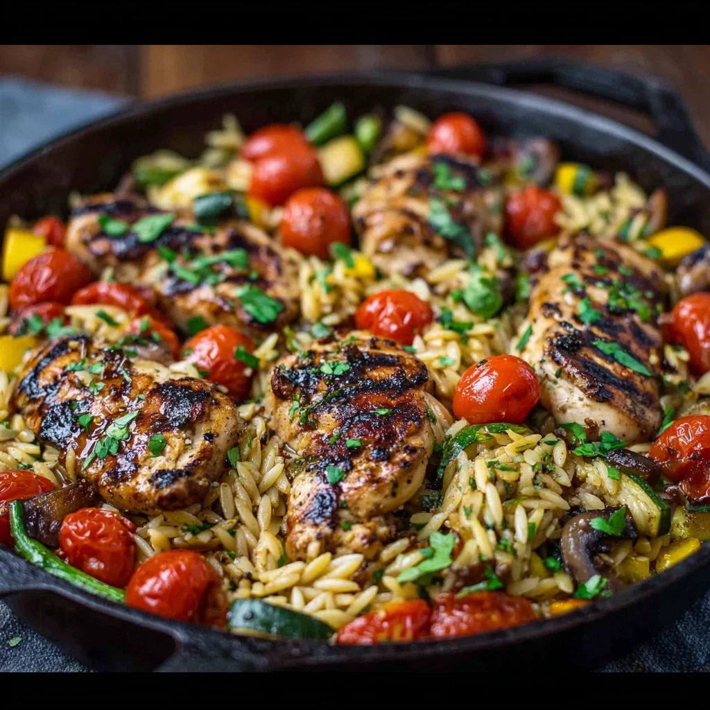 Easy Balsamic Chicken Veggie Orzo: Your New 30-Minute Weeknight Hero