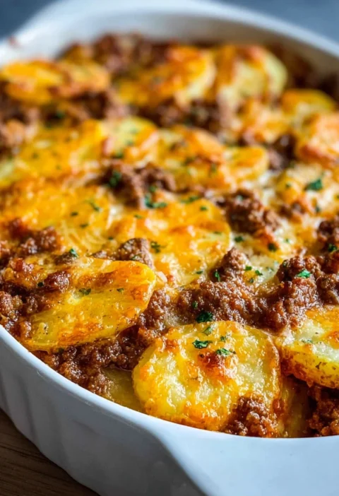 Easy Hobo Casserole Recipe Best Ground Beef Hobo Casserole Homemade Hobo Beef Casserole Comfort Food Beef Casserole Ideas ...