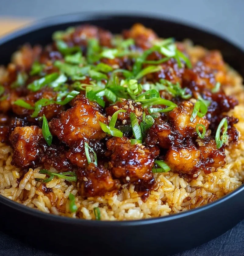 Easy Honey BBQ Chicken Rice Recipe One-pan BBQ Chicken Dinner Quick Family Dinner Ideas 50 Minute Chicken Rice Recipe Simp...