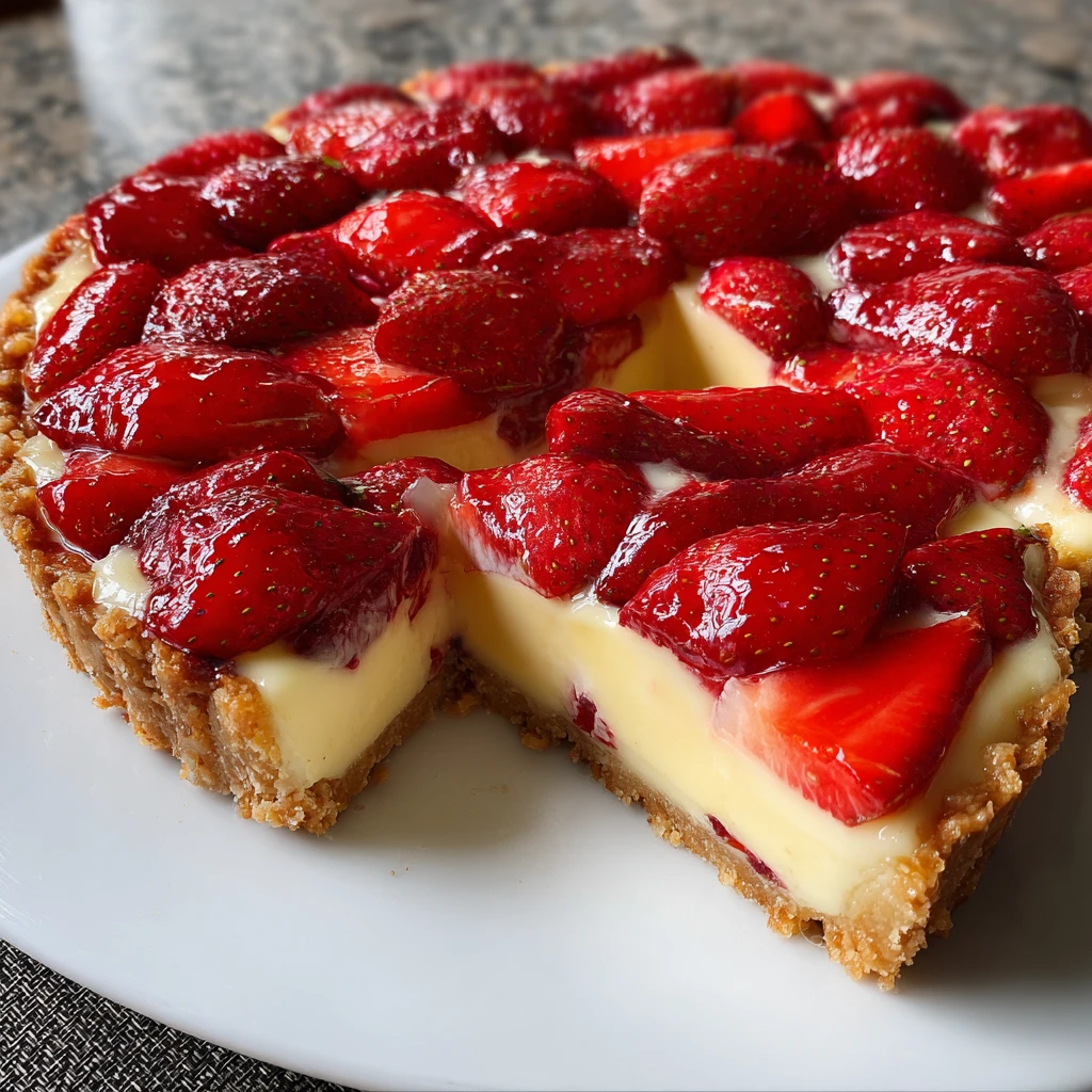 Fresh Strawberry Custard Tart: A Slice of Summer Delight