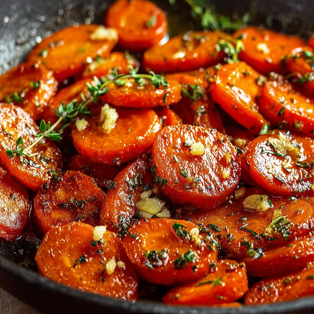 Honey Garlic Butter Roasted Carrots | Perfect Holiday Side