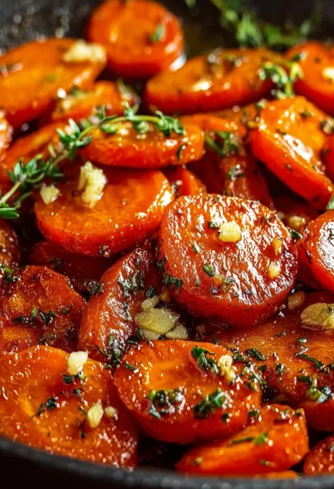 Honey Garlic Butter Carrots Recipe Roasted Carrots With Honey Garlic Butter Best Holiday Side Dish Recipes Easy Garlic But...