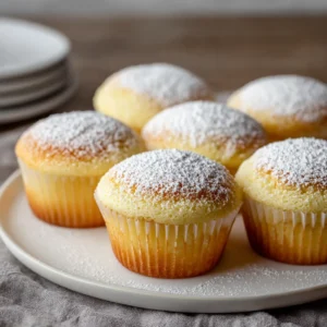Melt-in-Your-Mouth Fluffy Japanese Cotton Cheesecake Cupcakes