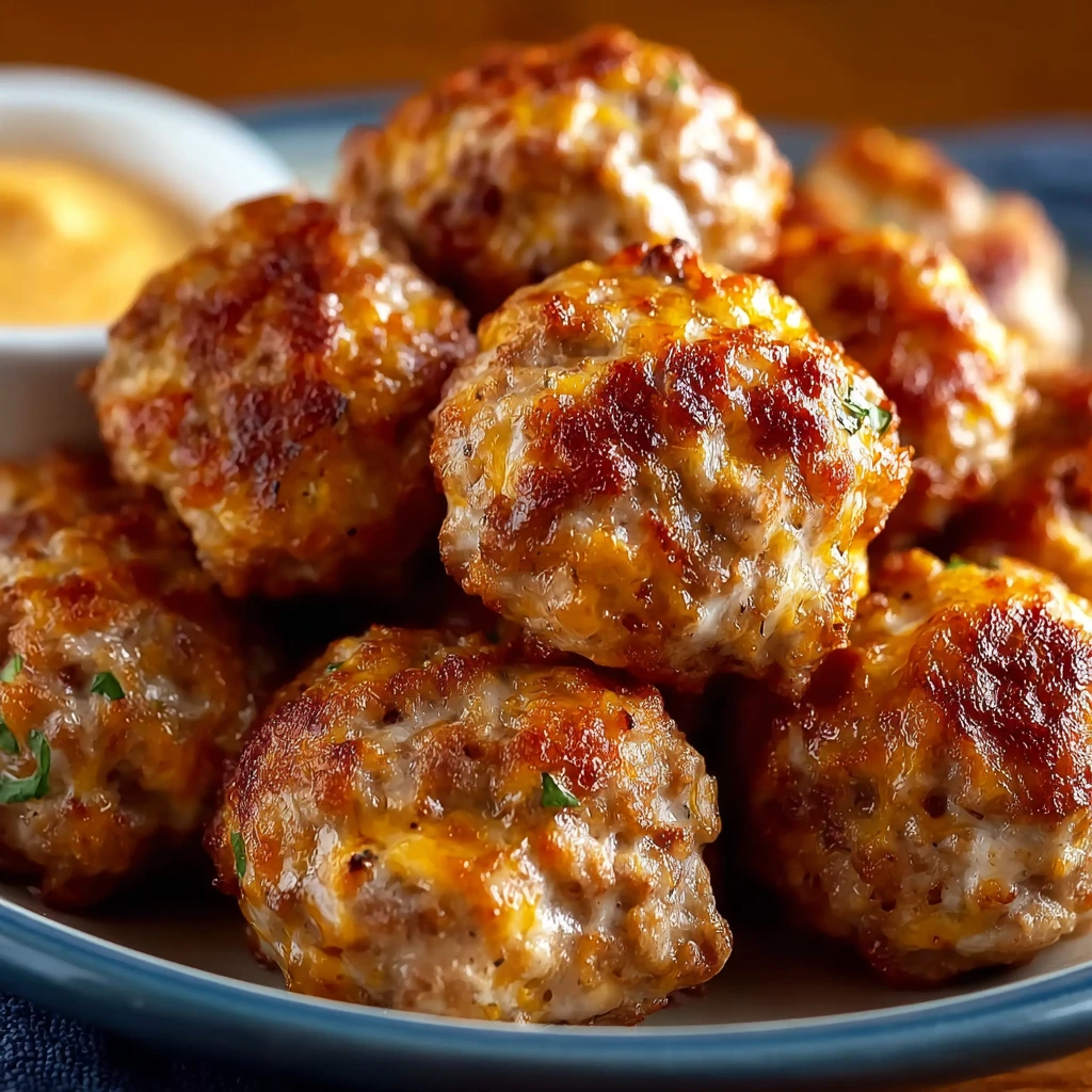 Rotel Cream Cheese Sausage Balls