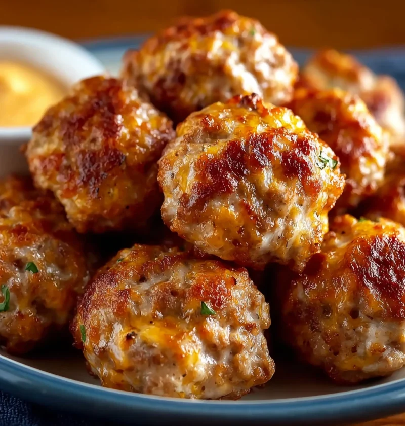 Rotel Cream Cheese Sausage Balls Recipe Easy Rotel Sausage Cheese Balls Homemade Rotel Sausage Cream Cheese Balls Best Sau...