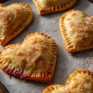 Strawberry Heart Hand Pies