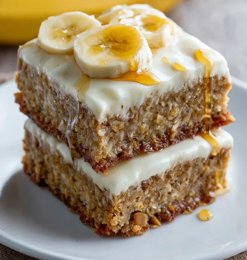 Banana Bars With Cream Cheese Recipe Easy Banana Bars With Frosting Homemade Banana Cream Cheese Bars Best Banana Bars Wit...