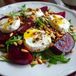 Beet and Burrata Salad with Pine Nuts: Salad Full Of Energy