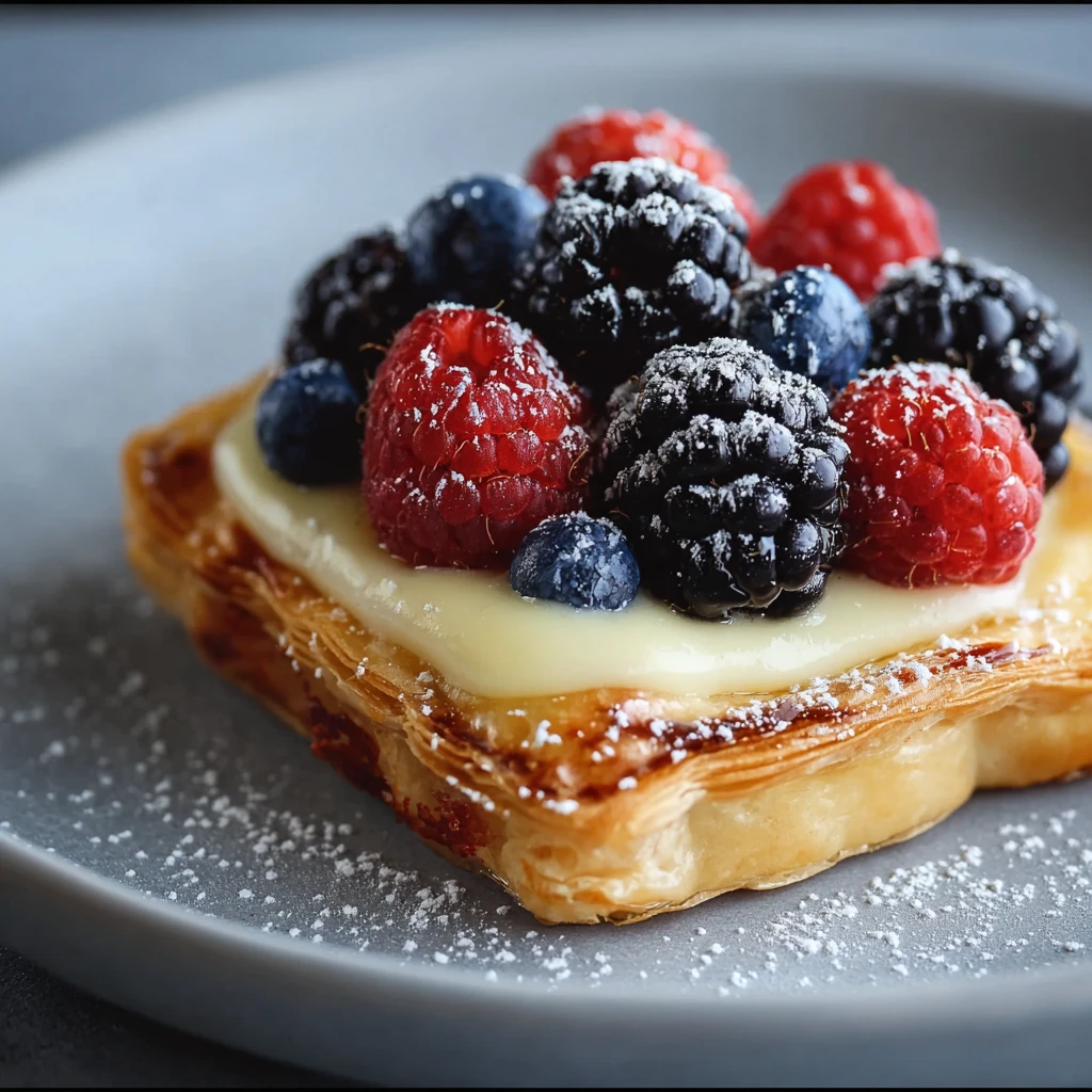 Berry Custard Pastry with Italian Crema Pasticcera: A Beginner’s Guide to an Elegant Dessert