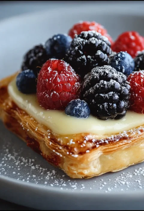Berry Custard Pastry Italian Crema Pasticcera Beginners Guide