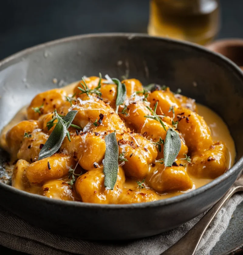 Best Creamy Pumpkin Gnocchi Recipe Homemade Pumpkin Gnocchi Tutorial Easy Creamy Pumpkin Gnocchi Guide Vegan Creamy Pumpki...