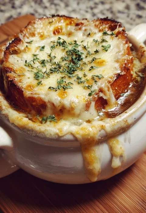 Best French Onion Soup Recipe Homemade French Onion Soup Ingredients French Onion Soup Vegetarian Version French Onion Sou...