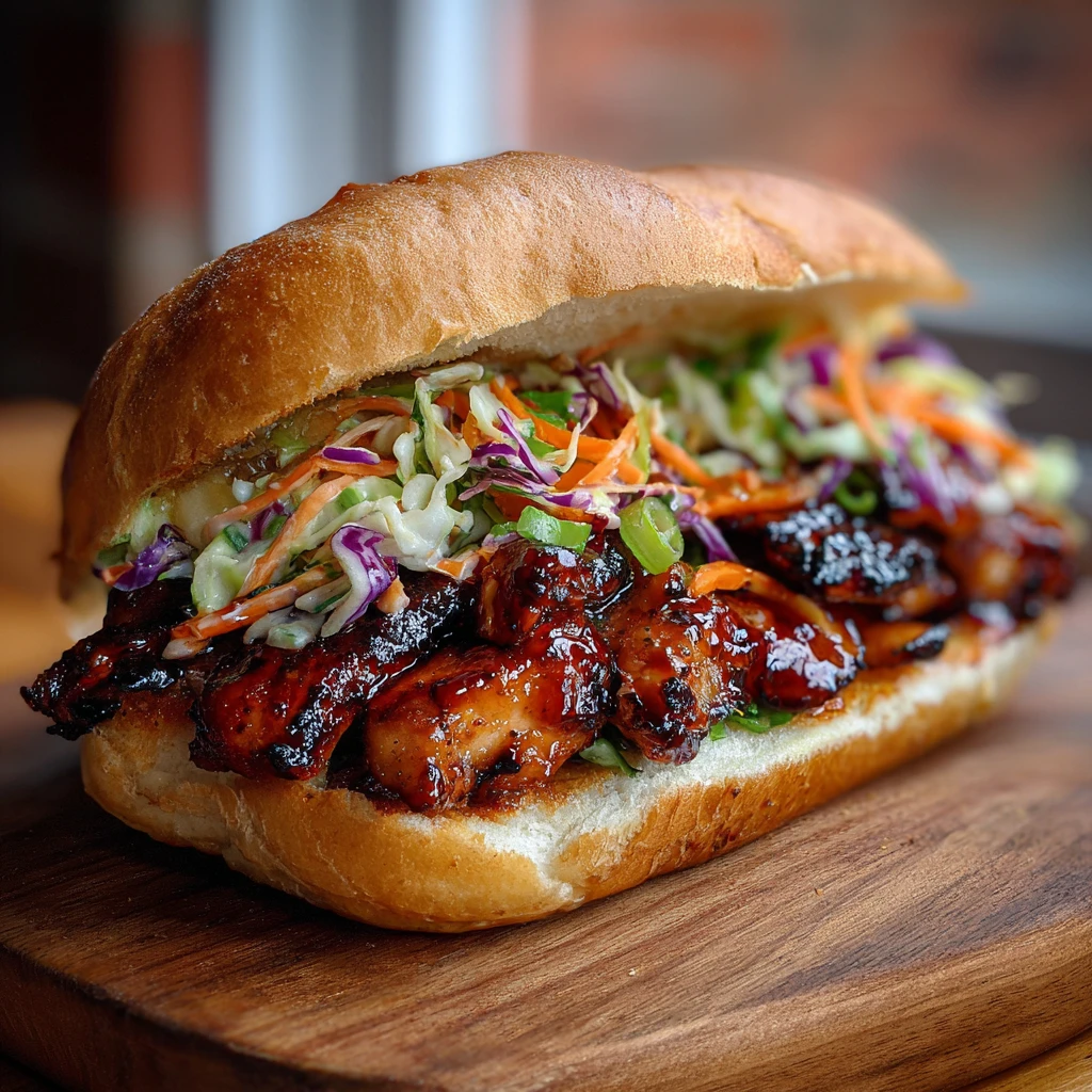 Korean BBQ Chicken Sandwich