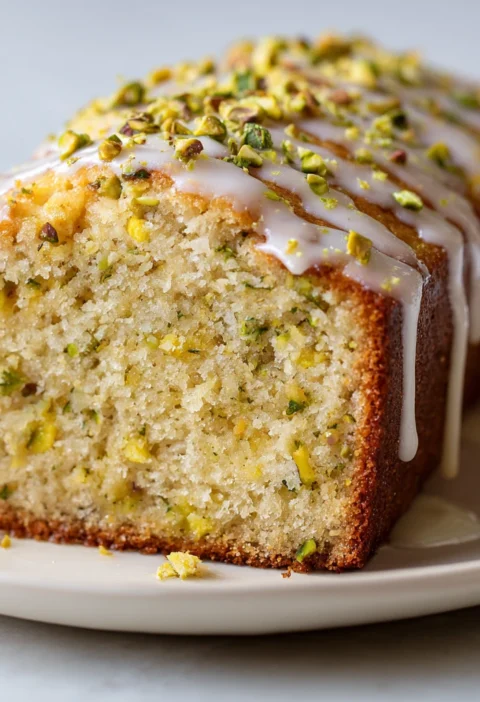 Best Lemon Pistachio Loaf Recipe Easy Moist Lemon Pistachio Cake Homemade Lemon Pistachio Bread How To Make Lemon Pistachi...