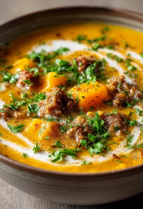 Best Velvety Butternut Squash Soup Recipe Creamy Roasted Butternut Squash Soup Comfort Ultimate Comfort Food Butternut Squ...