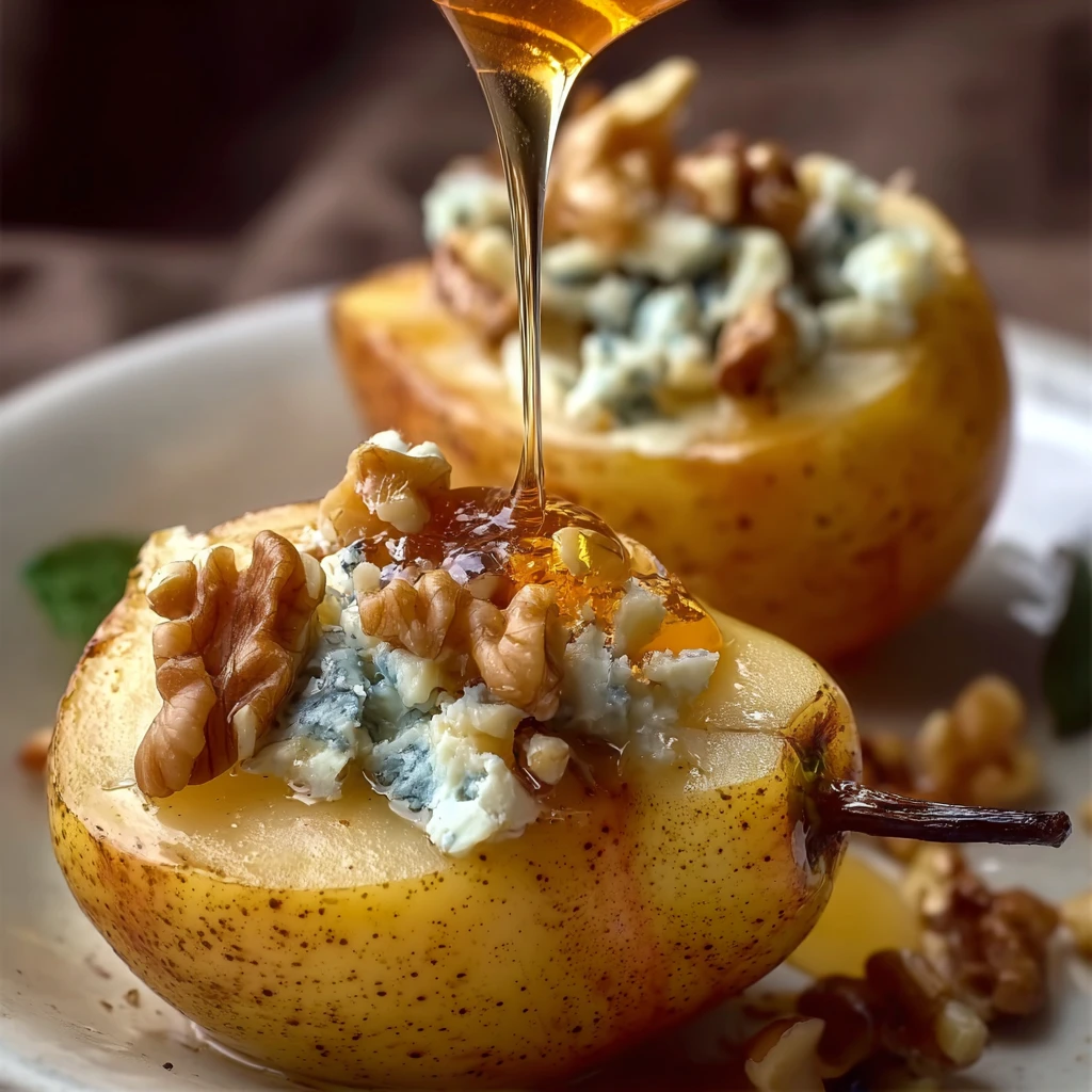 Blue Cheese Stuffed Pears