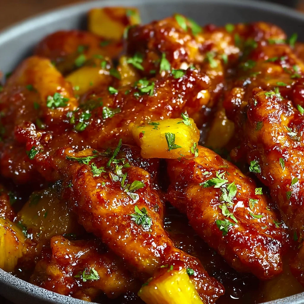 Brown Sugar Pineapple Wings