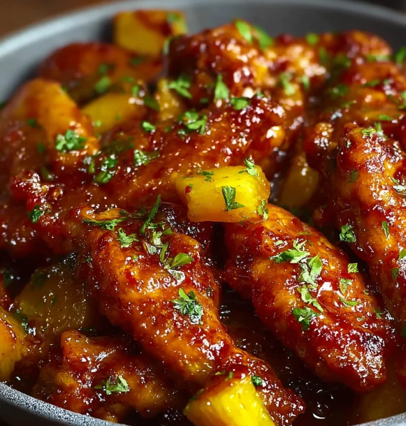 Brown Sugar Pineapple Wings