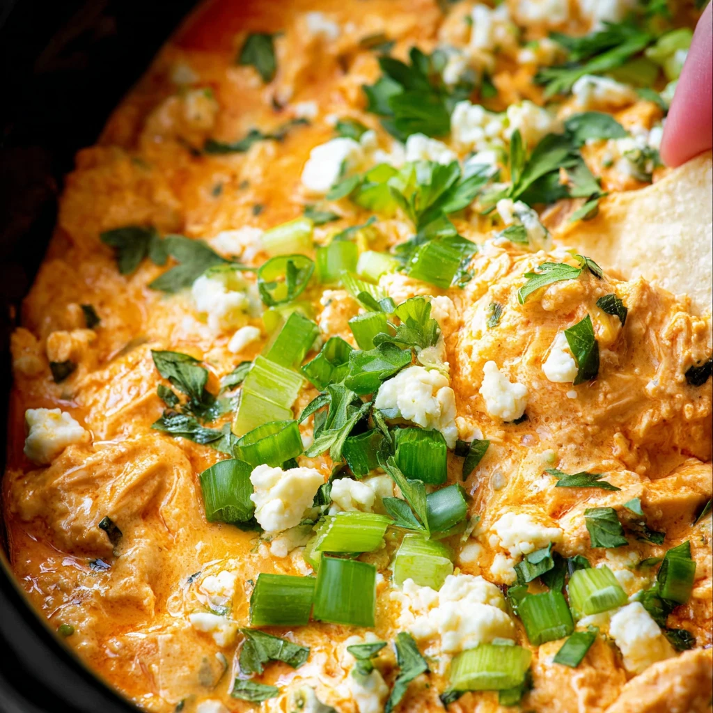 Buffalo Chicken Dip Crockpot Recipe