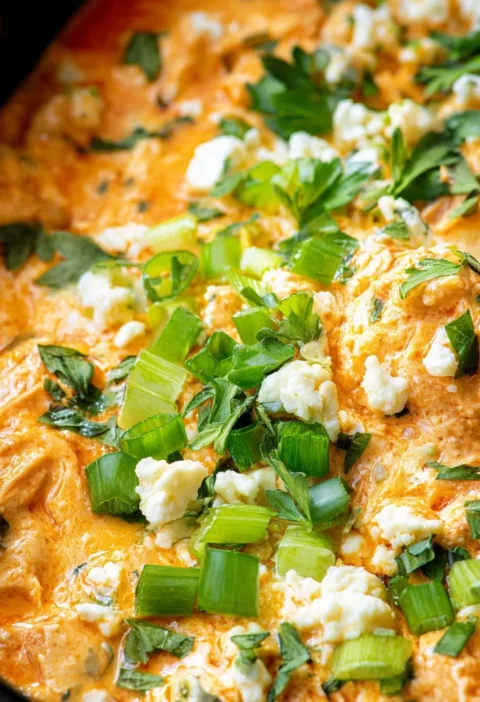 Buffalo Chicken Dip Crockpot Recipe