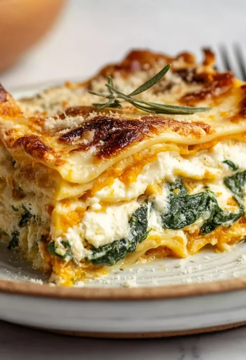 Butternut Squash Spinach Lasagna Recipe Best Butternut Squash Lasagna Vegetarian Spinach And Squash Lasagna Healthy Butter...