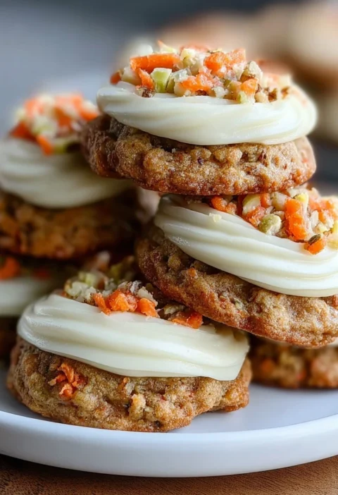 Carrot Cake Cookies Recipe Chewy Carrot Cake Cookies Best Carrot Cake Cookie Recipe Cozy Carrot Cake Cookies Homemade Carr...