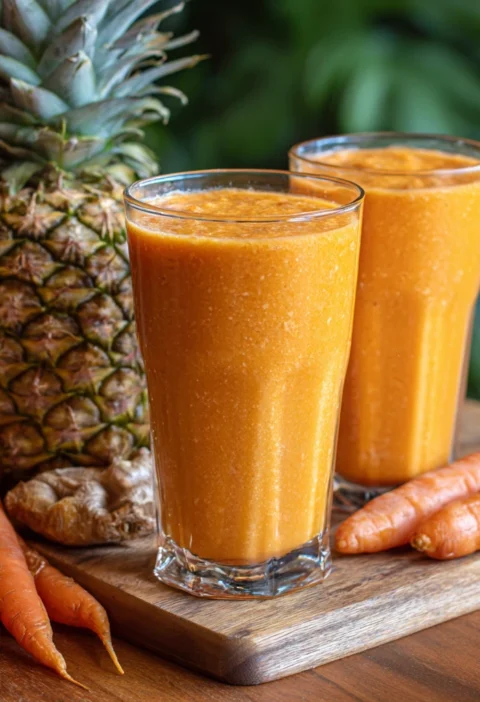 Carrot Pineapple Smoothie