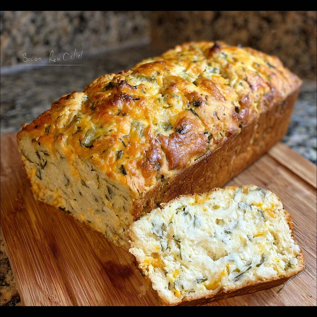 Cheesy Dill Pickle Bread
