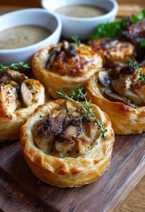 Chicken Mushroom Vol Vent