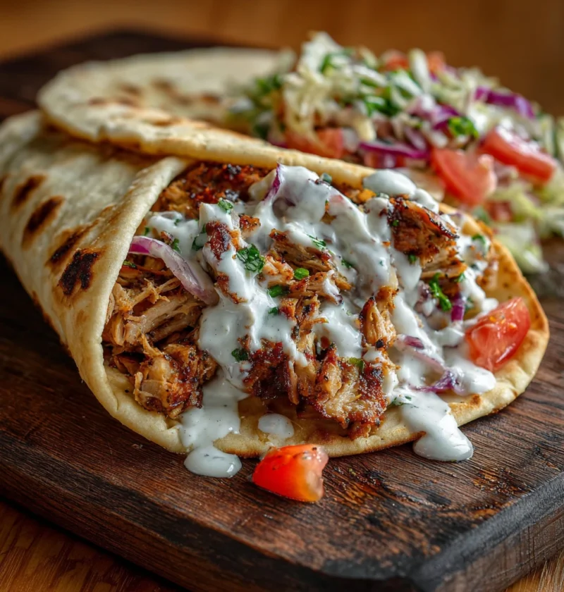 Chicken Shawarma Creamy Garlic Sauce