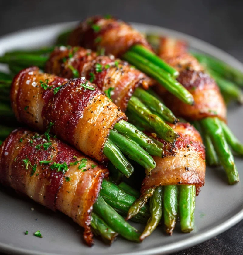 Classic Bacon Wrapped Green Beans Recipe Best Bacon Wrapped Green Beans Easy Bacon Wrapped Green Beans Bacon Wrapped Green...