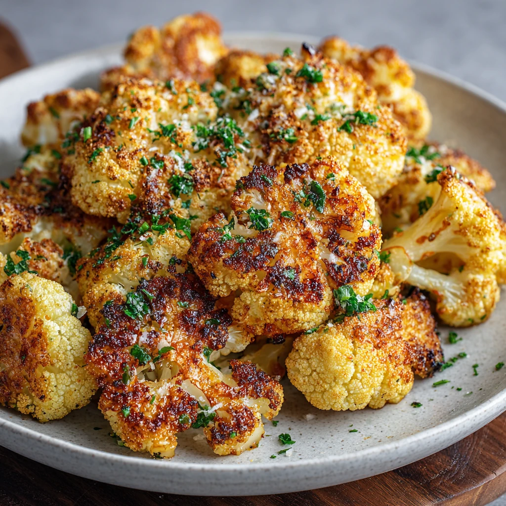 Crispy Roasted Cauliflower