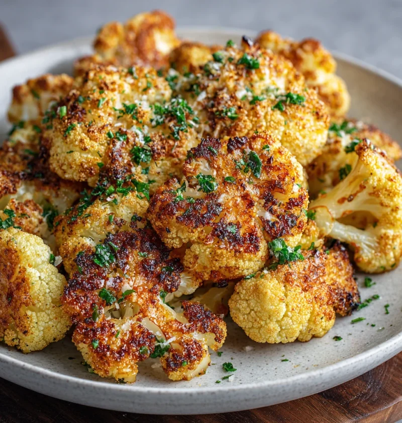 Crispy Roasted Cauliflower