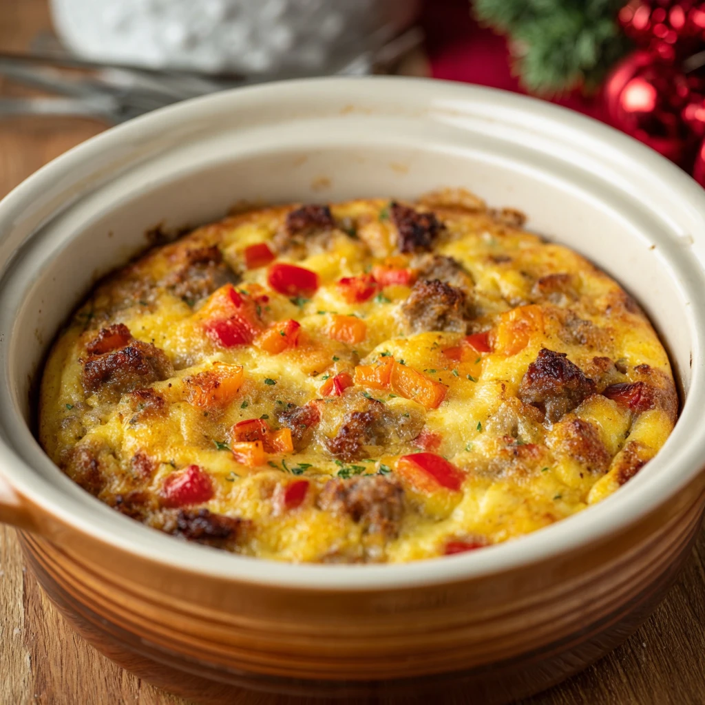 Crockpot Christmas Breakfast