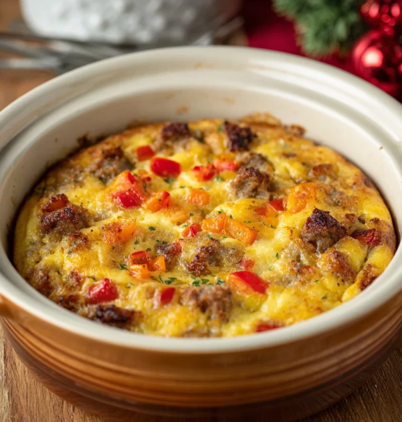 Crockpot Christmas Breakfast