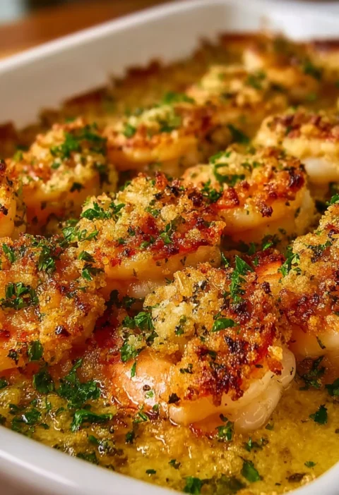 Easy Baked Stuffed Shrimp Casserole Recipe Best Cheese For Shrimp Casserole How To Make A Shrimp Casserole Gluten-free Stu...