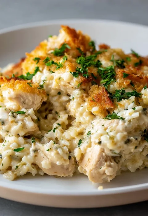 Easy Cheesy Chicken Cauliflower Casserole Recipe Low Carb Chicken Cauliflower Bake Creamy Cauliflower Chicken Casserole Ke...