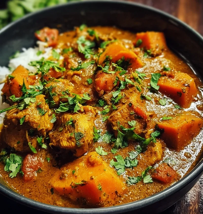 Easy Chicken Sweet Potato Curry Recipe Chicken And Sweet Potato Curry Slow Cooker Best Chicken Sweet Potato Curry Healthy ...