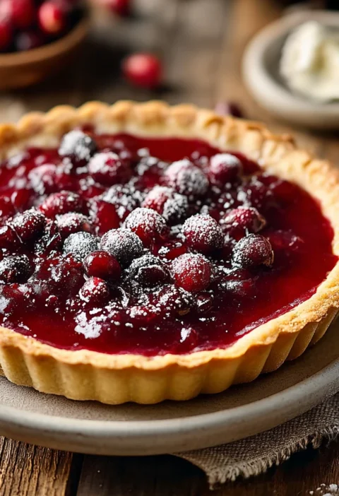 Easy Cranberry Pie Recipe Homemade Cranberry Pie Filling Best Cranberry Pie For Holidays Gluten-free Cranberry Pie Recipe ...