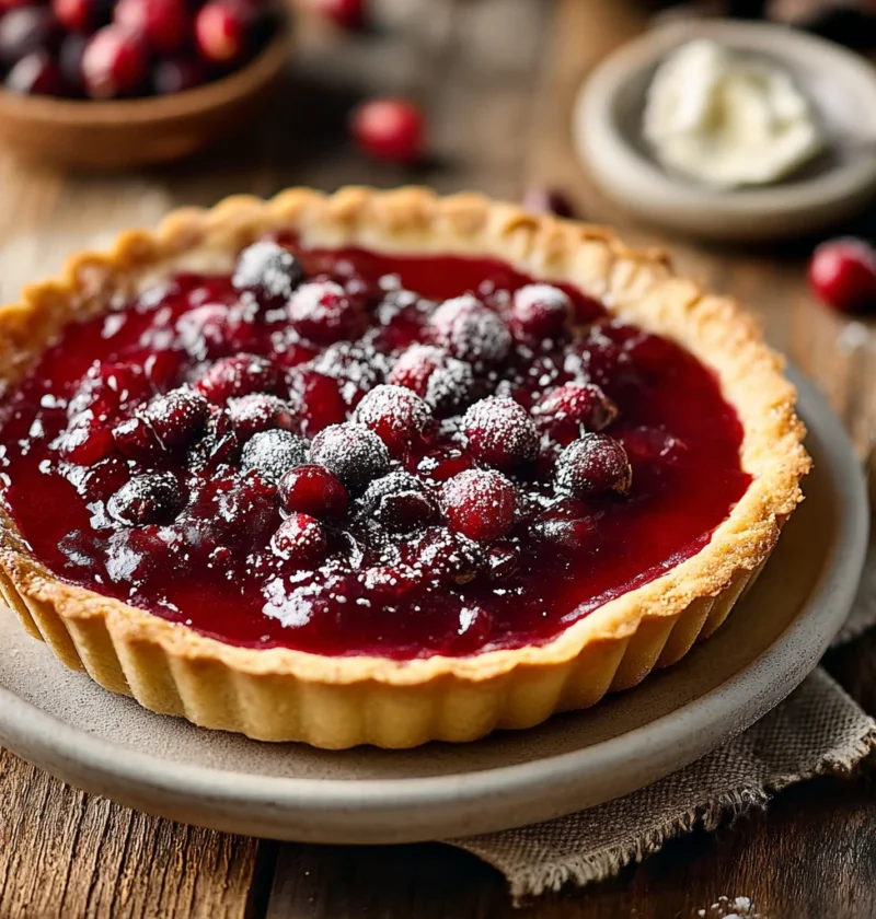 Easy Cranberry Pie Recipe Homemade Cranberry Pie Filling Best Cranberry Pie For Holidays Gluten-free Cranberry Pie Recipe ...