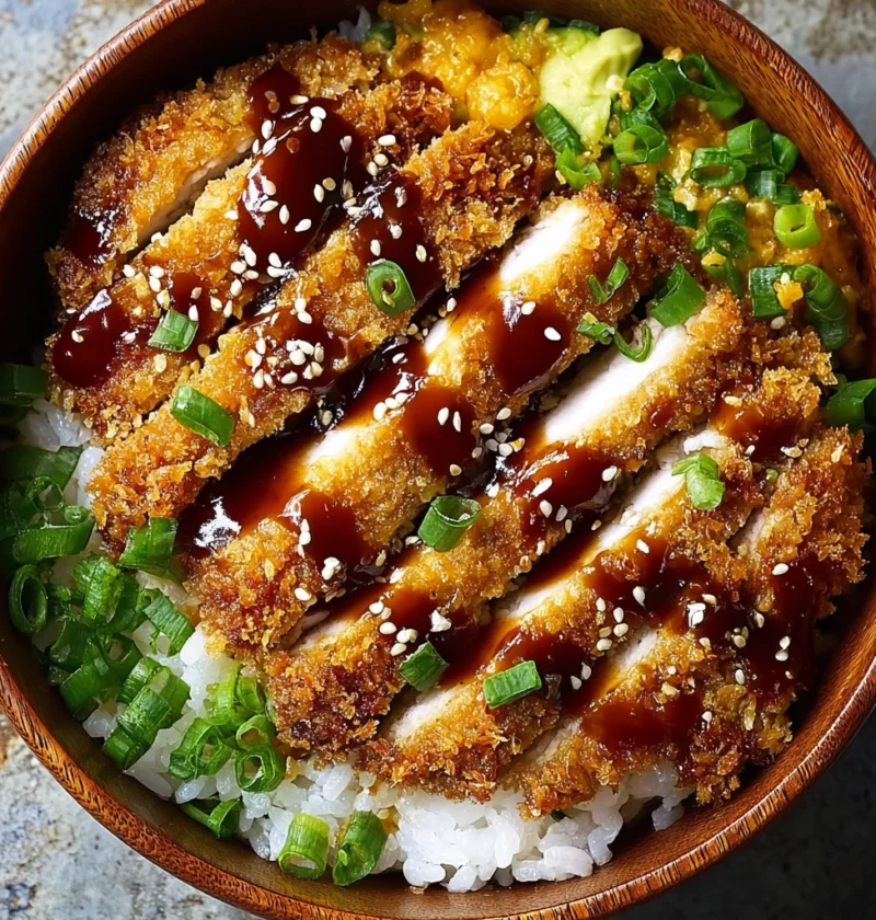 Easy Crispy Chicken Katsu Bowl Recipe Homemade Chicken Katsu Bowl Instructions Best Rice For Chicken Katsu Bowls Chicken K...