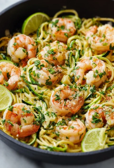Easy Garlic Shrimp Zucchini Noodles Recipe Quick Garlic Shrimp Zoodles 20 Minute Shrimp And Zucchini Pasta Healthy Shrimp ...