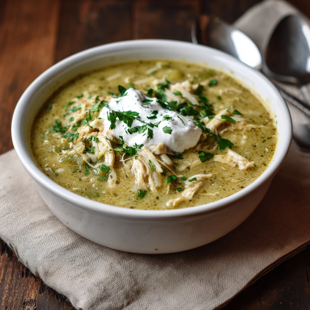 Green Chicken Enchilada Soup