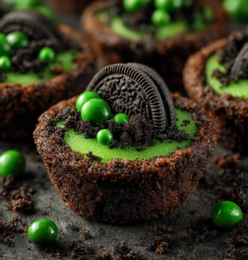 Easy Halloween Cauldron Cookie Recipe Best Chocolate Cauldron Cookies DIY Halloween Cauldron Treats Cauldron Cookie Decora...