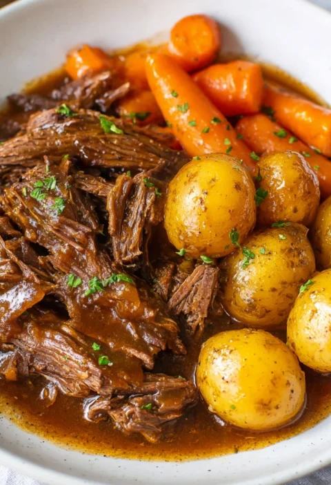 Easy Perfect Instant Pot Pot Roast Recipe Best Instant Pot Roast With Gravy Ultimate Instant Pot Roast Cooking Tips Low-fa...
